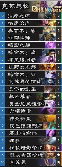 《炉石传说：上古之神的低语》新卡组分享